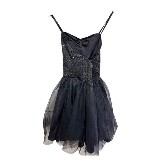Balera Black Sequin Dance Costume Tutu Size Medium - Picture 2 of 8